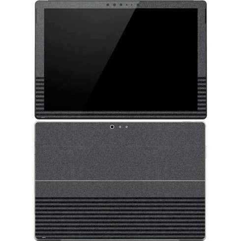 Black and Grey Stripes Surface Pro 4 Skin